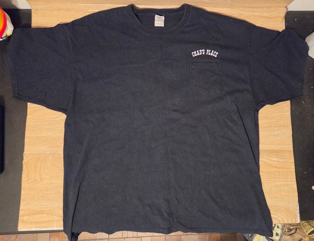 Chad's Place Bar Men's T-shirt Big Bear Lake Mountain 3XL Pre-owned Black